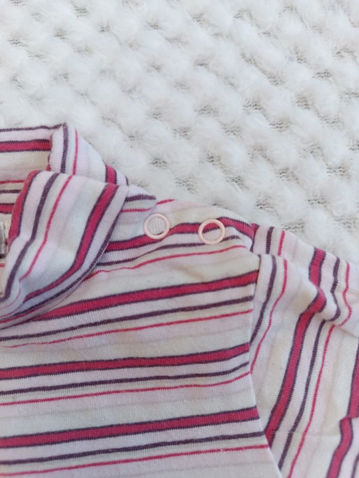🔸T-shirt Manches Longues Col Roulé - Obaïbi 3 mois 🔸 - photo numéro 4
