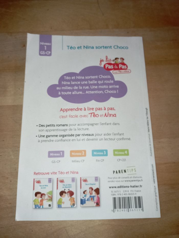 Livre Teo et Nina sortent choco - photo numéro 2