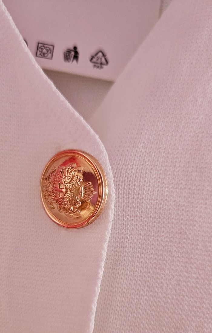 Haut blanc taille unique neuf - photo numéro 2