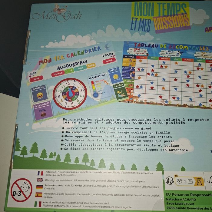 Tableau de récompenses pour enfants