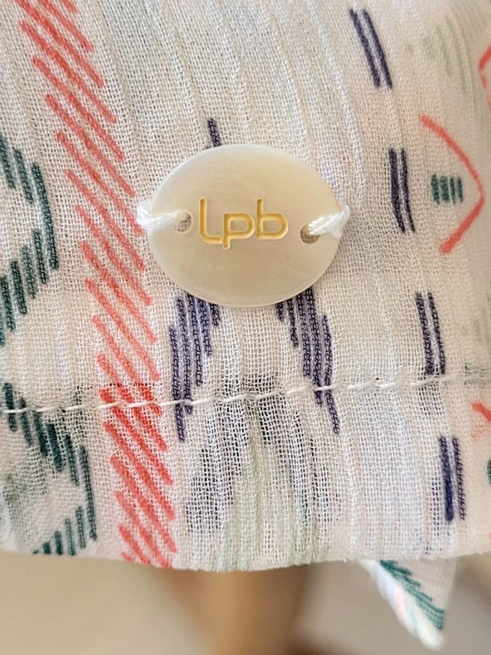 Robe sans manches à motifs rose écru bleu Lpb Taille M ou 38 - photo numéro 15