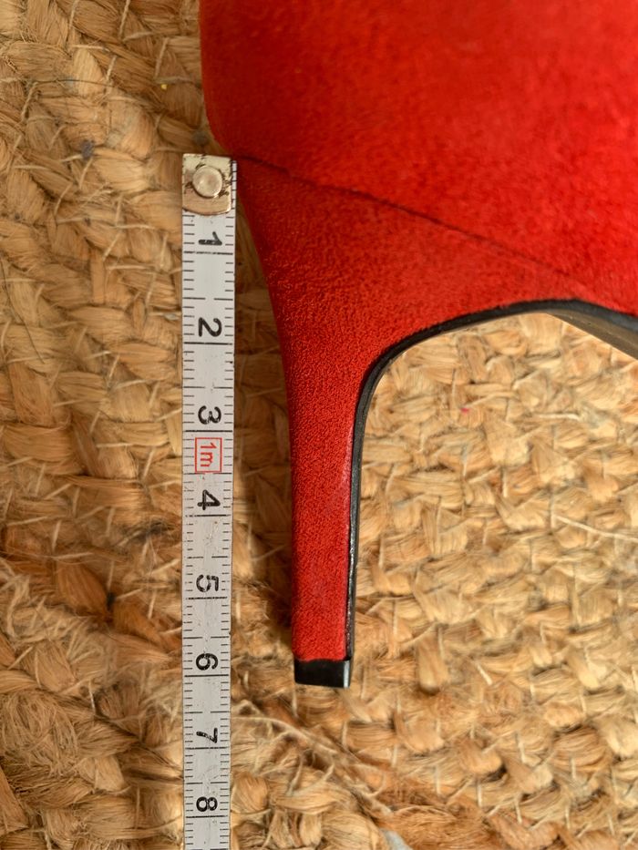 Superbes escarpins rouge Kiabi taille 39 - photo numéro 7