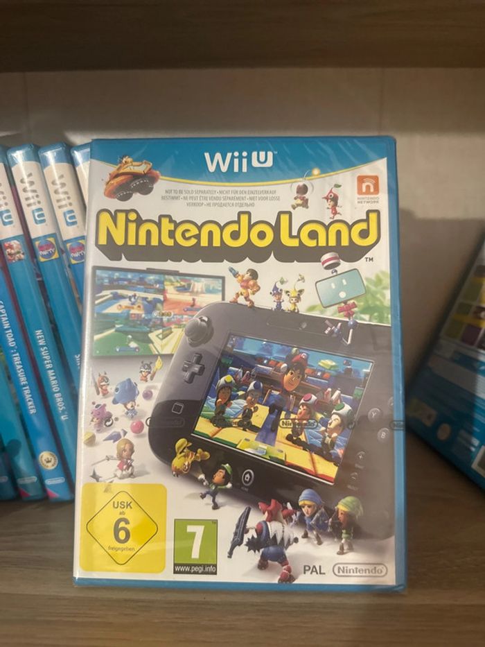 Nintendo land jeu Wii u neuf sous blister - photo numéro 1