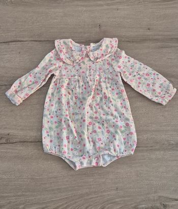 Barboteuse ML à col 12-18 mois 🌸