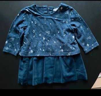 Robe bleue marine - 6 mois