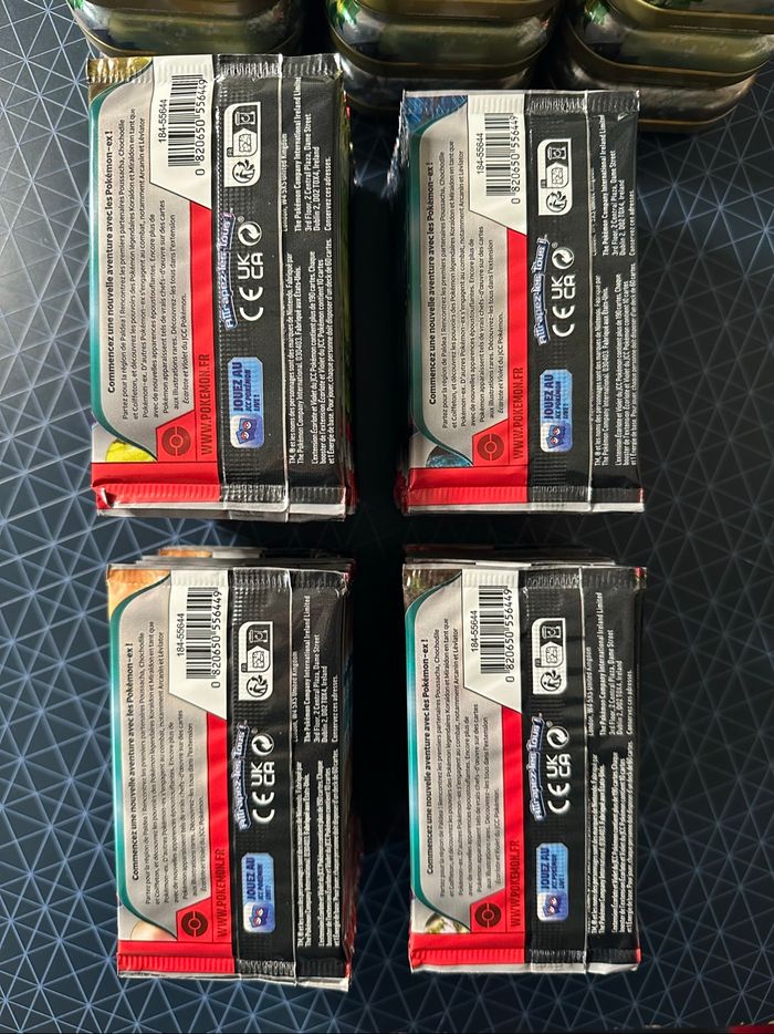 Lot de 74 boosters Pokémon Écarlate et violet FR - photo numéro 5