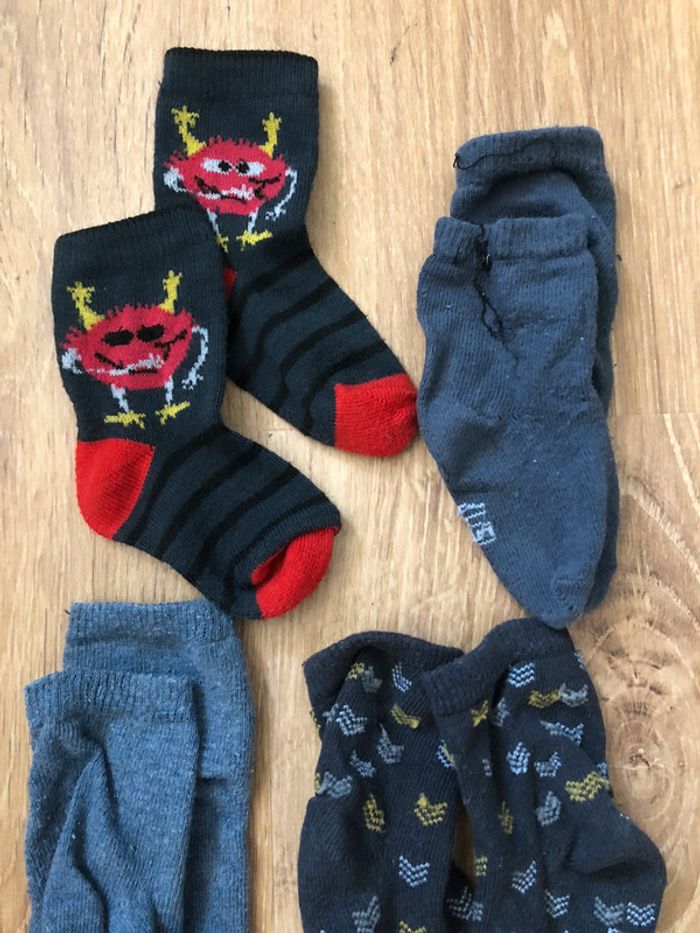 Lot de 6 paires de chaussettes t17 - photo numéro 2