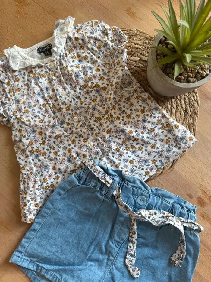 Ensemble short tee shirt