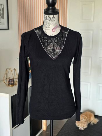 Pull Morgan dentelle