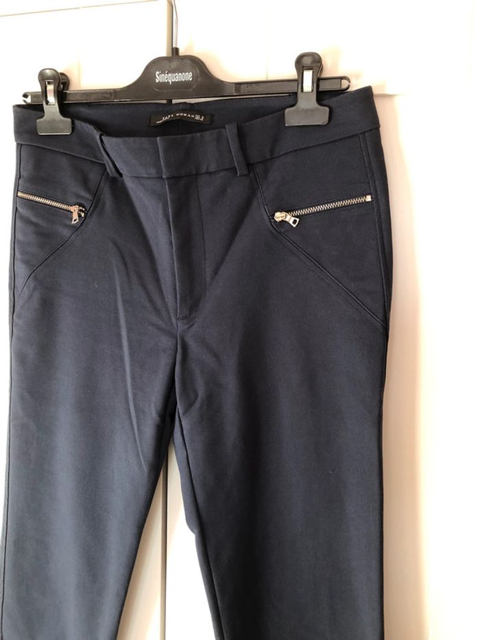 Pantalon Zara marine taille 38 🍂 - photo numéro 2