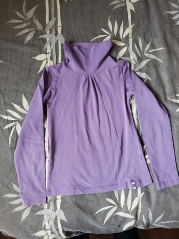 Sous-pulls violet Kiabi taille 10 ans