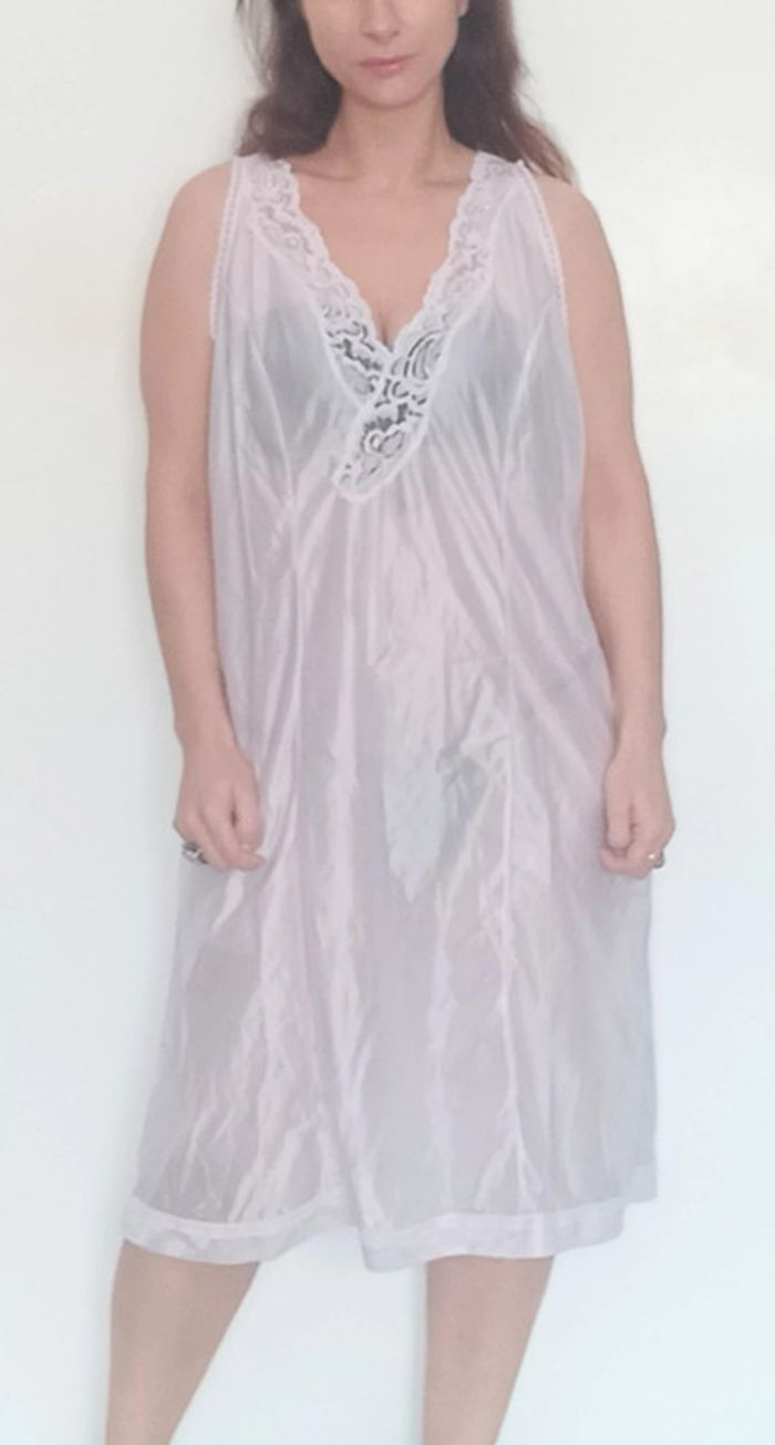 Nuisette vintage rose poudré grande taille - photo numéro 7