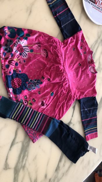 Ensemble robe et collant 2 ans catimini