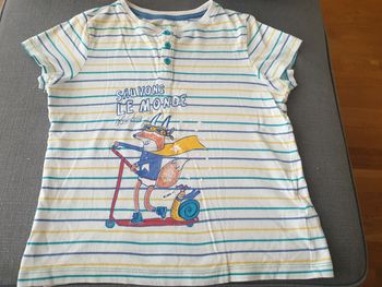 Haut de pyjama 8 ans Sergent Major Sauvons le monde