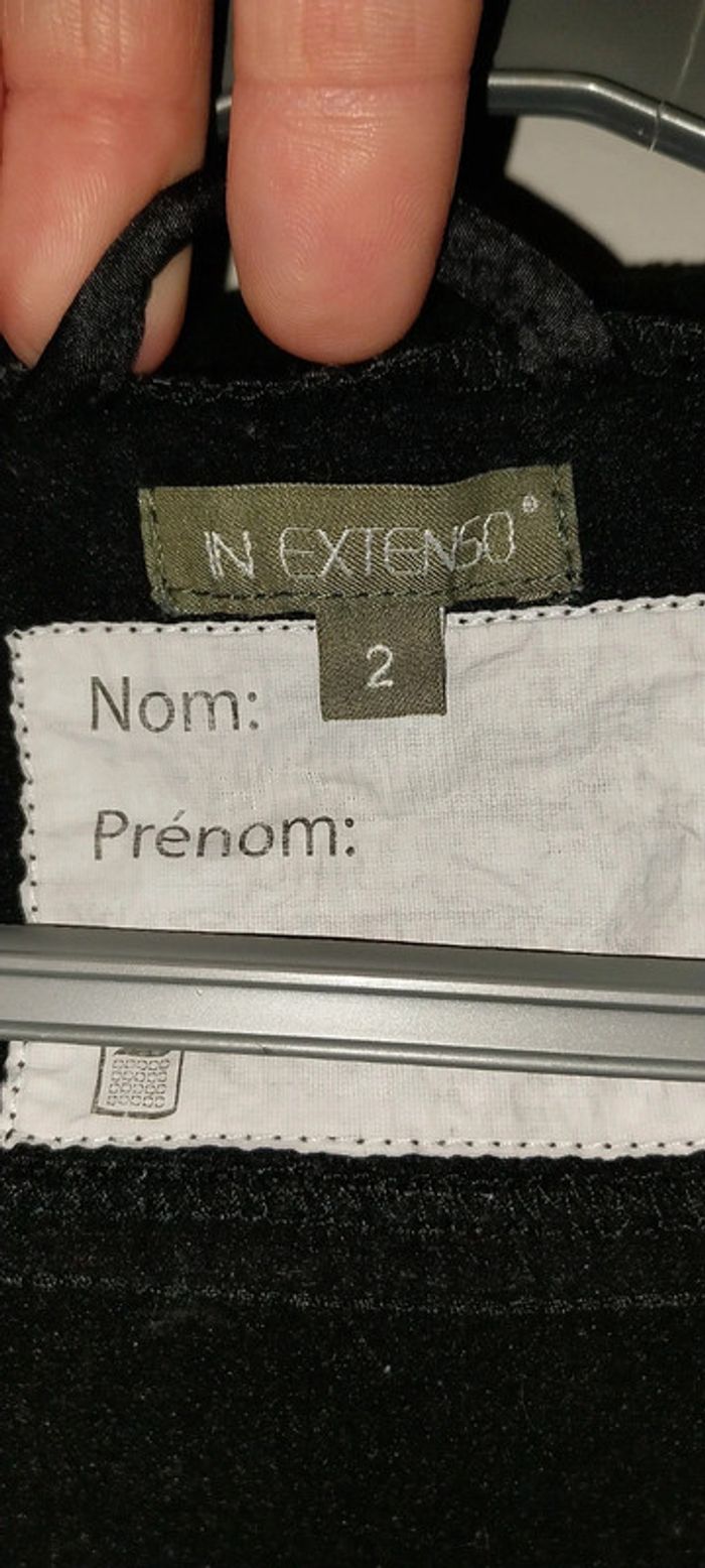 Manteau / Blouson noir intérieur polaire état neuf Taille 2 ans - photo numéro 15