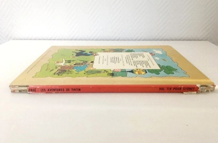 Tintin vol 714 pour Sydney B37 second tirage - photo numéro 4