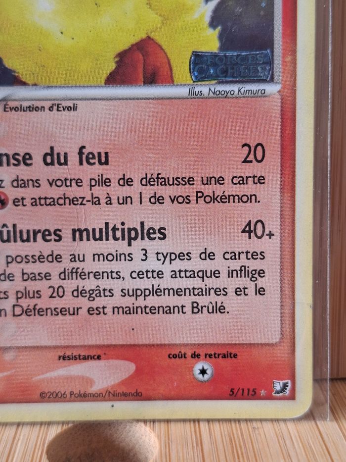 Pyroli Stamp 5/115 EX Forces Cachées - photo numéro 5