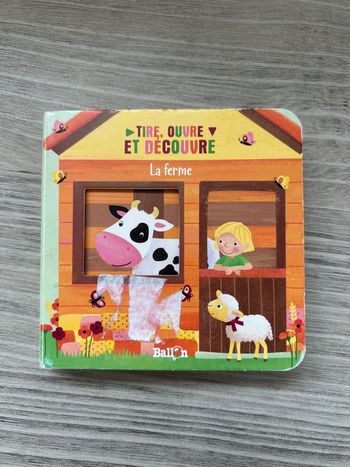 Livre tire ouvre et découvre bébé