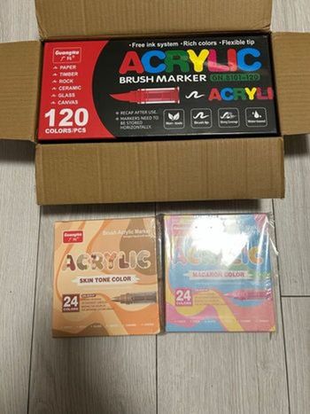 120 feutres acryliques guangNa 