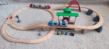 Super circuit de petit train en bois Brio