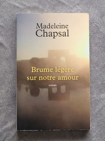 Brume légère sur notre amour - Roman Madeleine Chapsal