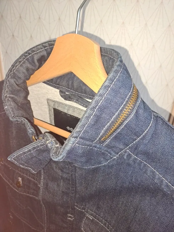 NEUVE veste jean homme jamais portée Bonobo L doublée, grande qualité valeur 69€ - photo numéro 12