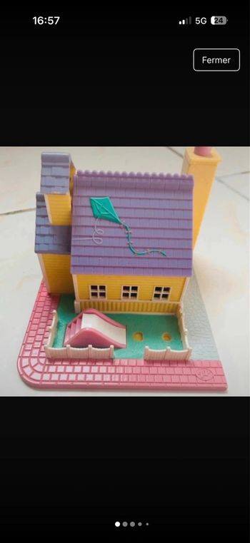 Polly Pocket Schoolhouse, Bluebird 1993 (vintage)