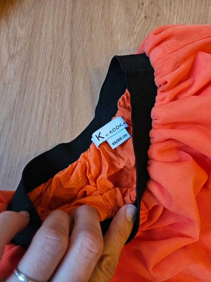 Jupe tutu orange Kookaï 4 ans - photo numéro 2