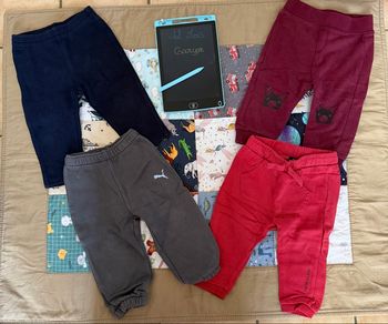 Lot de 4 joggings Garçon - T12mois 