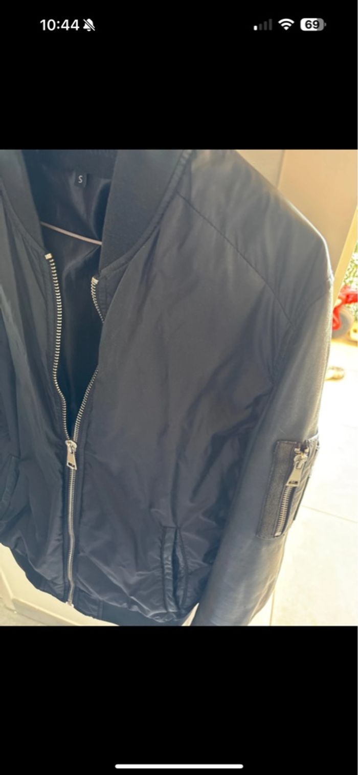 Veste en cuir redskins - photo numéro 4