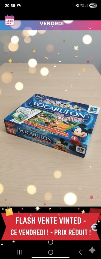 Vocabulon des petits disney