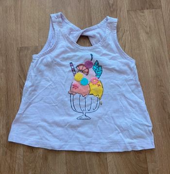 Débardeur mauve 3 ans