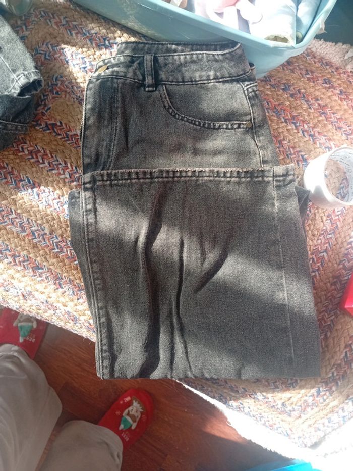 Lot de 2 jeans gris femme taille L - photo numéro 2