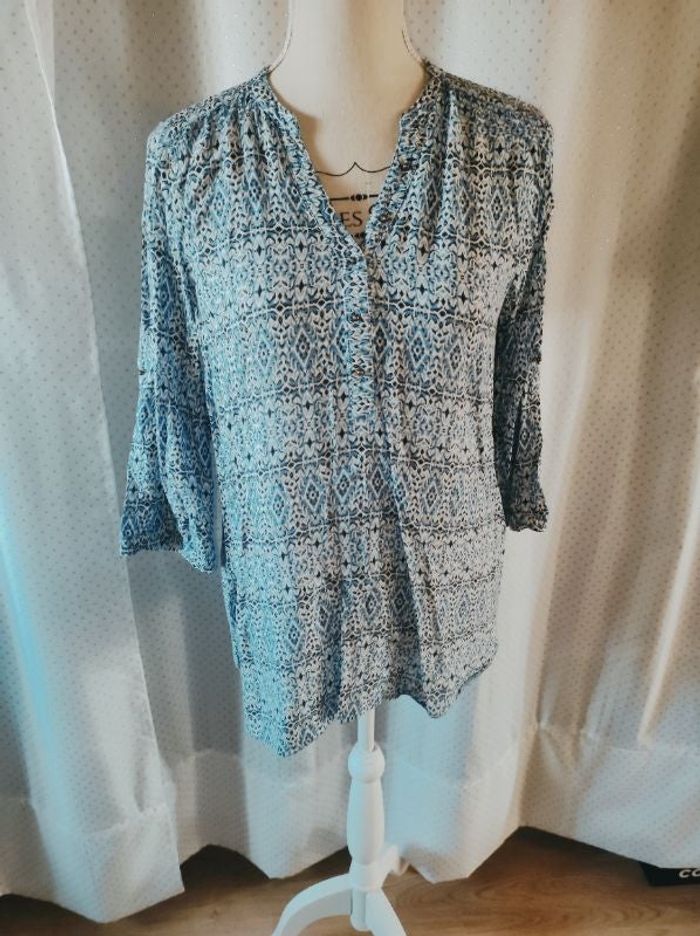 Blouse Etam à motifs, taille 36, TBE!