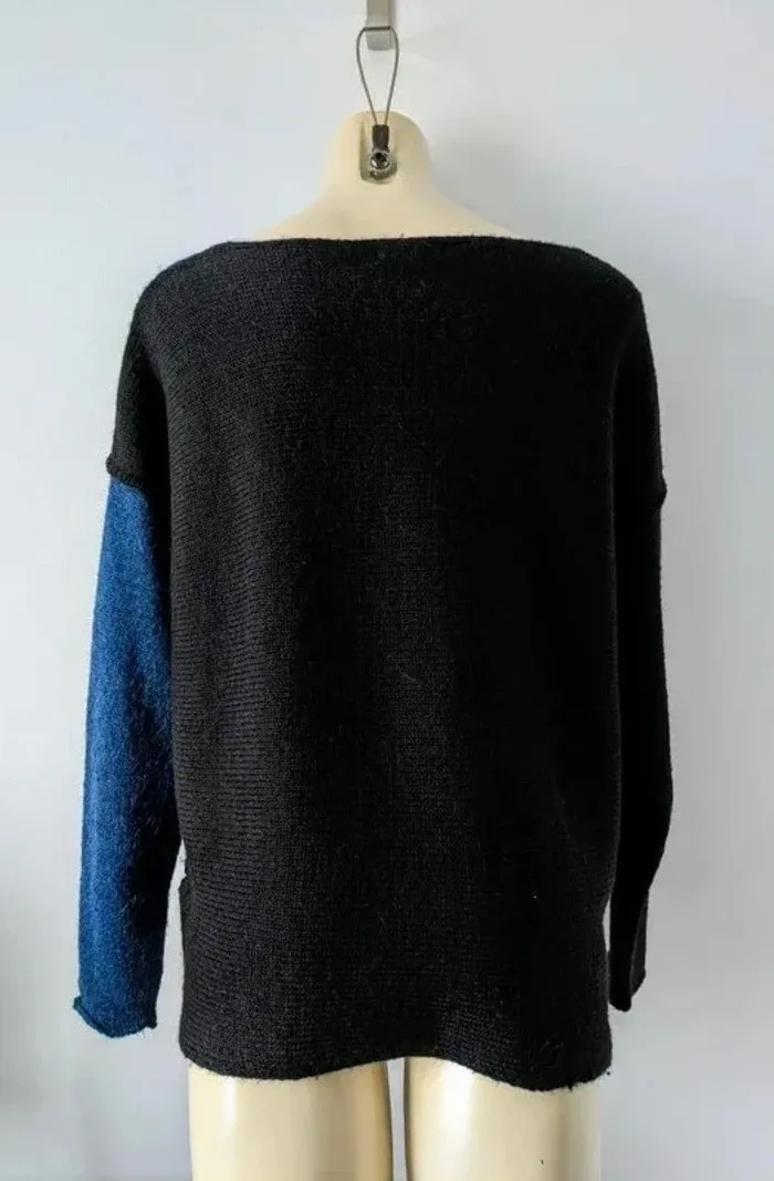 Pull en alpaga laine - Sarah Pacini - taille unique - photo numéro 3