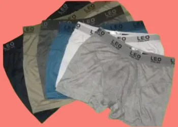 🔥🔥 Lot 10 Boxer Leo Poldo Taille M emballer individuellement 🔥🔥