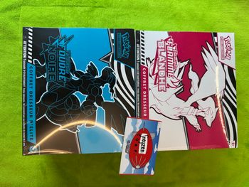 Lot de 2 ETB Pokémon EV10.5 Foudre Noir Flamme Blanche Neuf et Scellé