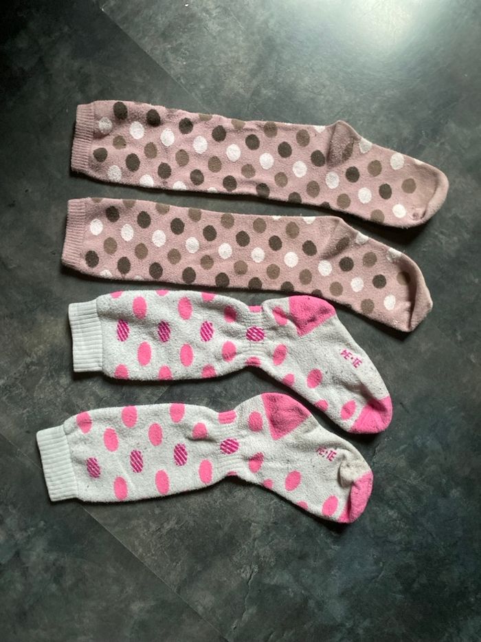 Chaussettes à pois 31-34 Etirel et Okaidi - photo numéro 4