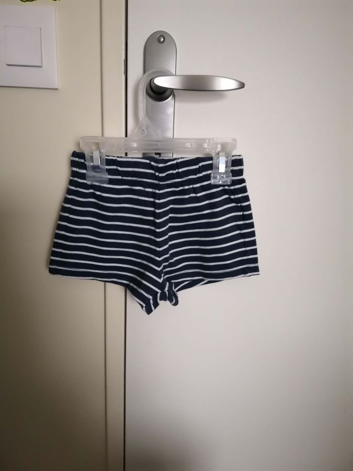 Ensemble 2 pièces (t-shirt + short, Bleu) 12 mois (80 cm) Kiabi - photo numéro 4