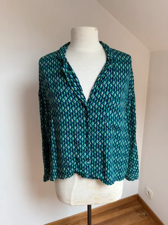 Superbe blouse chemise fluide Promod ample 🌸 40 42 Promod