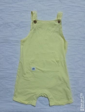 Gemo salopette short combi jaune pale