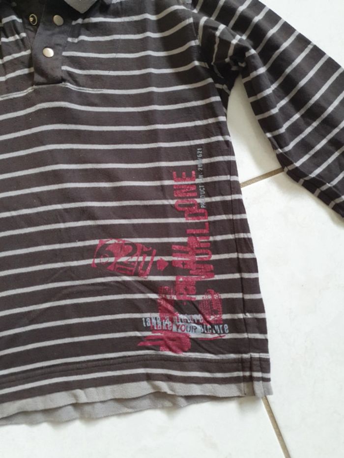 Polo ml garçon Rayé 8 ans 3 suisses lc5 - photo numéro 4