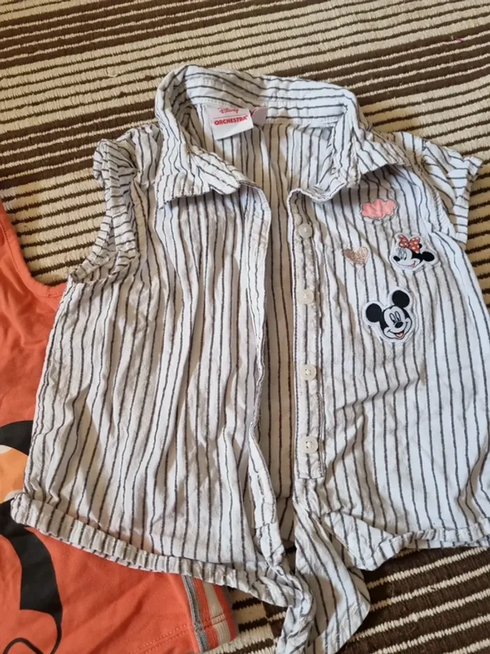 lot de 2 haut fille minnie - photo numéro 3