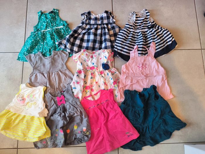 Lot 36 pièces fille 6 mois - photo numéro 2