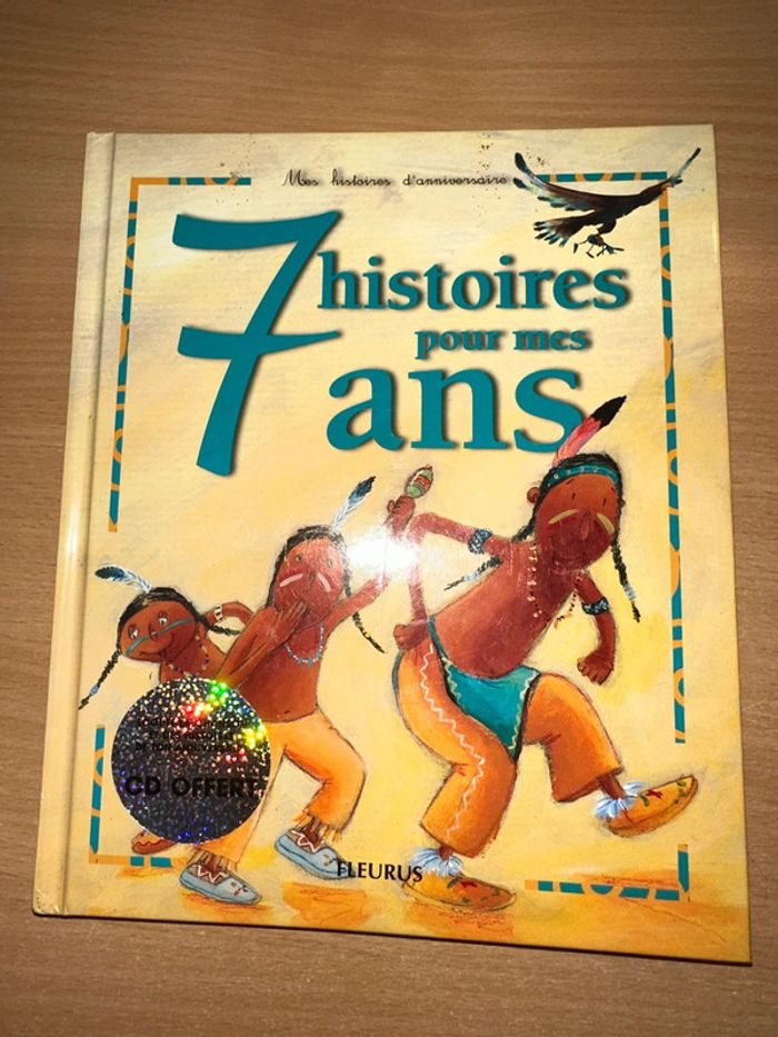 Livre “7 histoires pour mes 7 ans” + CD audio – Neuf