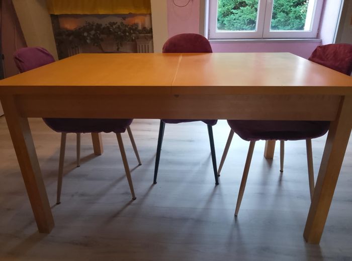 Belle table massive moderne transformable 4/8 places - photo numéro 4