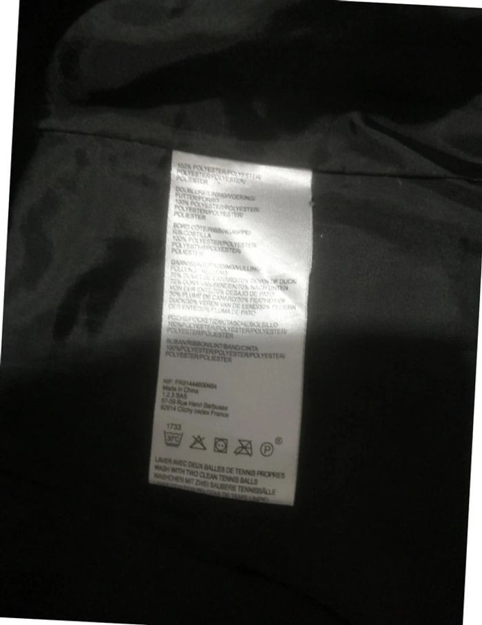 Veste matelassée noire 123 taille 44 - photo numéro 6