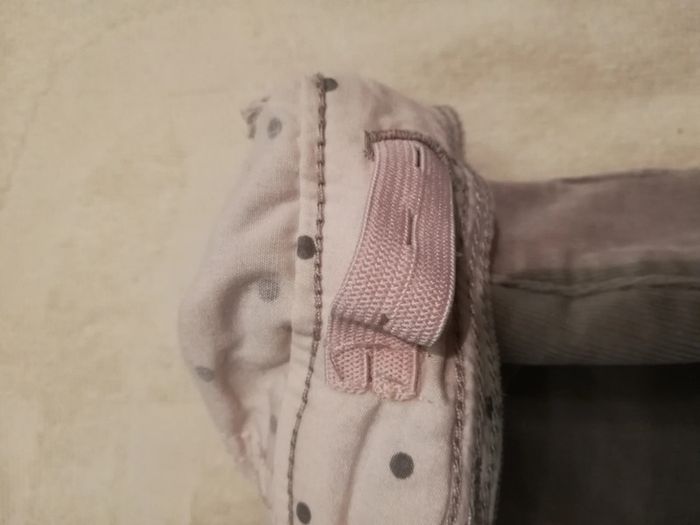 Jupe courte velours beige Naf Naf 8 ans - photo numéro 4