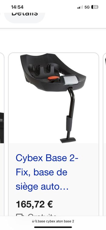 Base 2 Cybex / base isofix