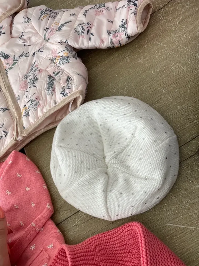 Lot de vestes gilets manteau bébé fille 3 mois - photo numéro 8